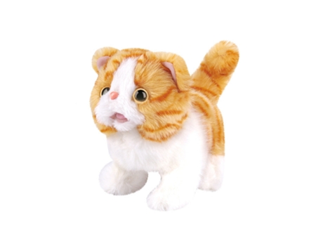 Perro Robot Lindo Electrónico de Peluche Interactivo Inteligente Gato Amarillo