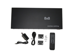 Conmutador HDMI 4x4 4K 30 Hz con extractor de audio