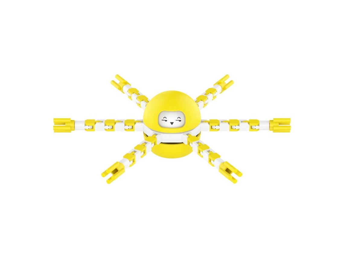 Rebe-juguete Transformable Giróscopo Cadena Robot Diy Mecánico Espiral Deformable Antiestrés Para Niños Y Adultos