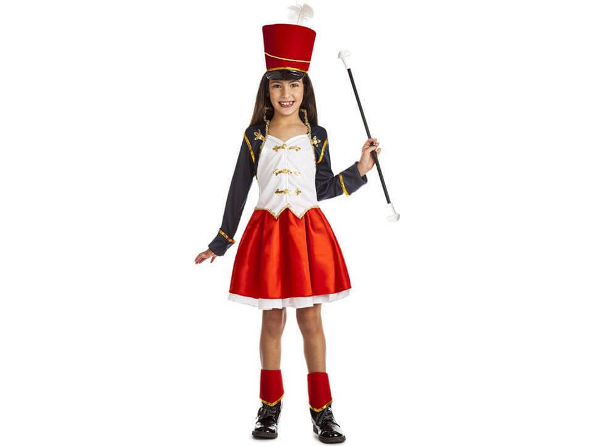 Disfraz de Niña DISFRAZZES Majorette (Talla: 7 a 9 años)