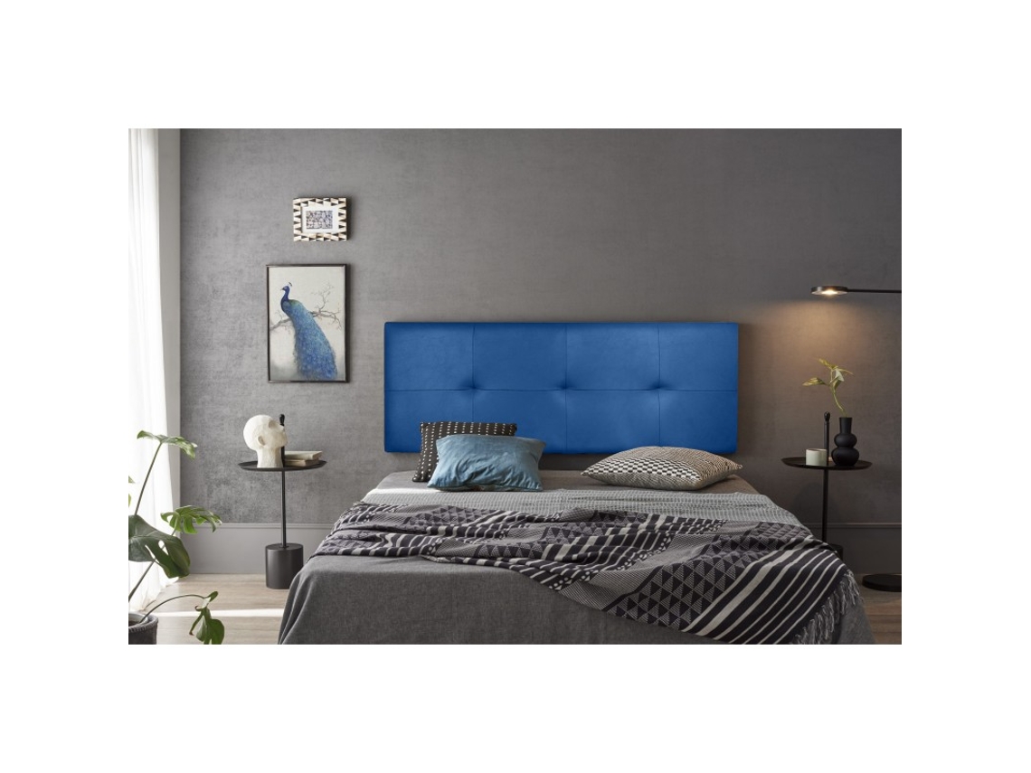 CABECERO CALA POLIPIEL AZUL 90