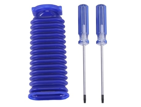 Aspiradora de repuesto de manguera azul de succión de rodillo de terciopelo suave para Dyson V7 V8 V10 V11 piezas de aspiradora