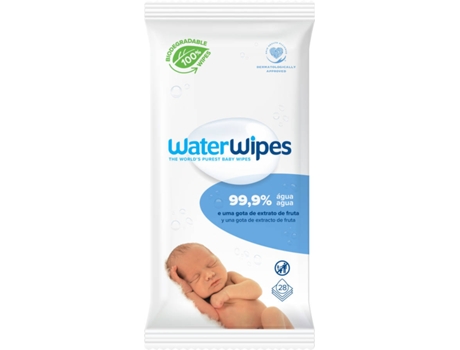 TOALHITAS WATERWIPES BIO 28 UNI