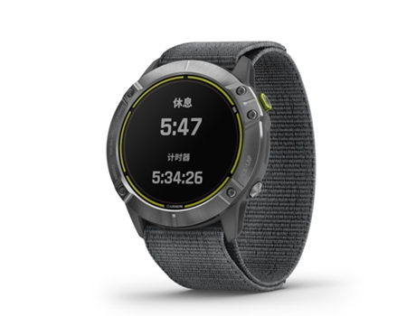 Pulsera de nylon de 26 mm para Garmin INF Fenix7/6/5/3/D2 Bravo/Descent MK1 Gris
