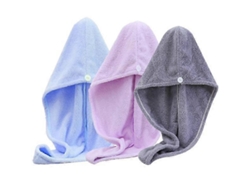 Paquete de 3 toallas de microfibra para el cabello Rosewell, absorbentes y de secado rápido