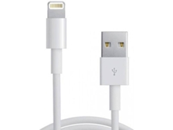 10.10.0402 Cable Usb A Lightning Blanco 2 M. Alta Velocidad Y Compatibilidad, Ideal Para Hogar, Oficina Y Viajes, Para Usuarios De