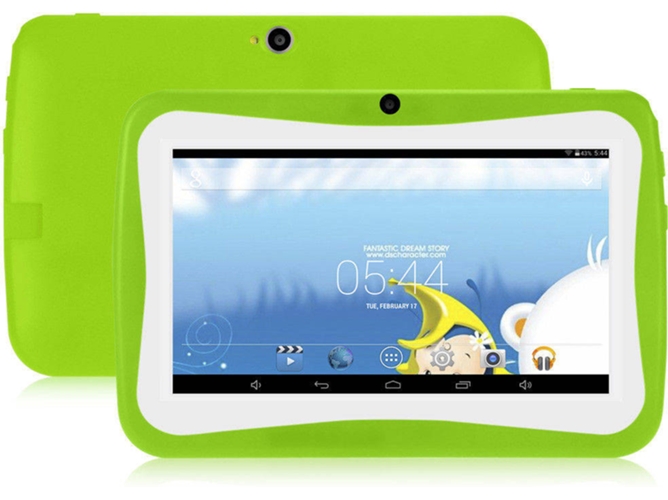 Tablet para Niños (7'' - 8 GB - 1 GB RAM - Wi-Fi - Verde) — HD | 2MP + 1.3 MP