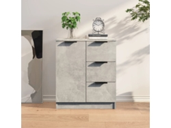 Lovely Home Aparador 60X30X70 Cm Madera Procesada Gris Cemento