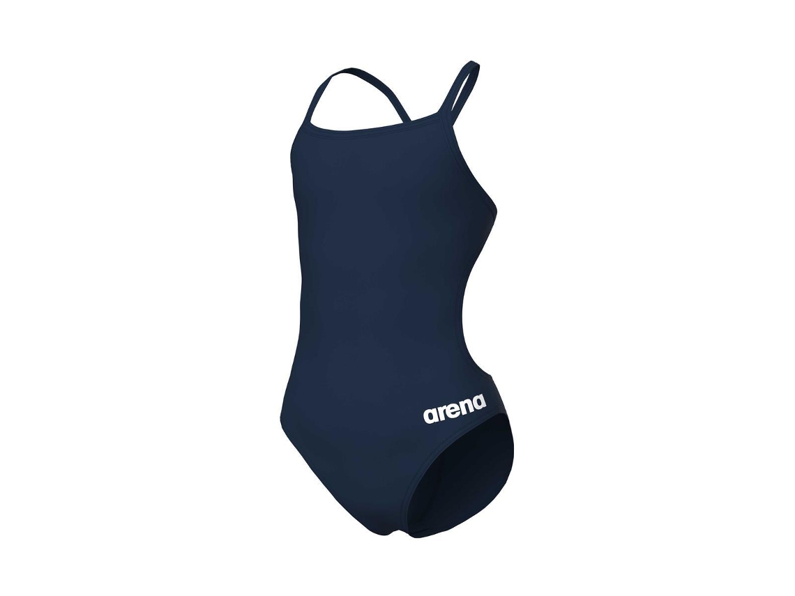 Bañador de Niña para Natación ARENA Pieza Team Challenge Azul (12/13 Años)
