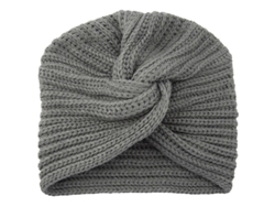 2026-gorro De Punto Turbante Cruzado Para Mujer Con Diseño Solido Y Casual