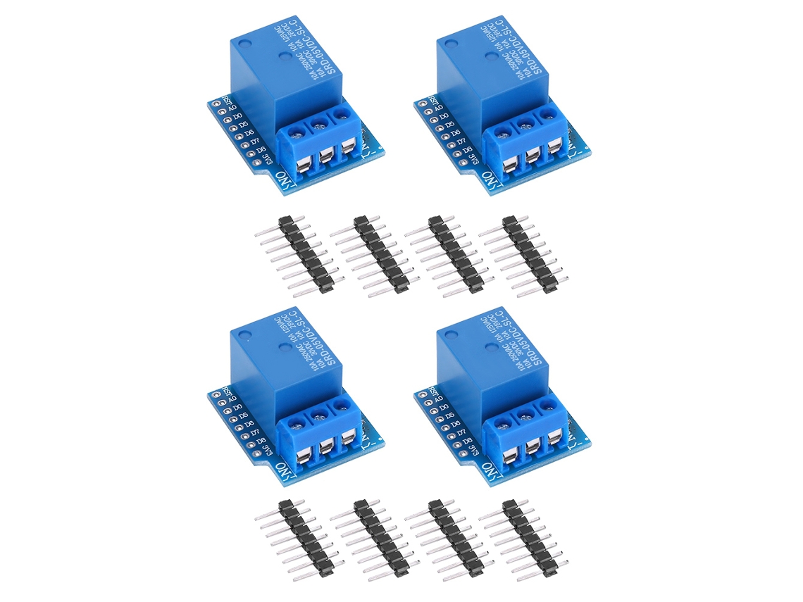 Módulo De Relé De 4 Piezas Y 5 V, Componente Electrónico, Placa De Activación De Alto Nivel, Interfaz De 1 Canal, Programable Mediante Ide (over-the-air).