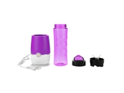 RELAVAEV Triturador de frutas portátil multifuncional para sucos e vitaminas (roxo, plugue UE 220V)