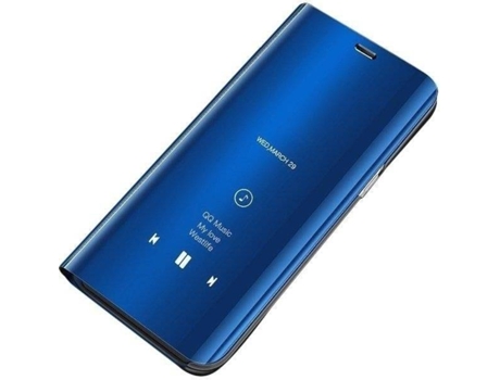 Carcasa Samsung Galaxy A10 LMOBILE Clear View Azul