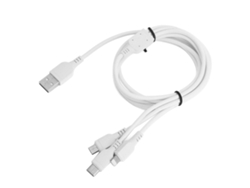 Cable De Carga (3 En 1 Anti-flexión) Tl-v12 Cable De Carga 3 En 1