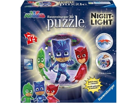 Puzzle 3D RAVENSBURGUER PJ Masks