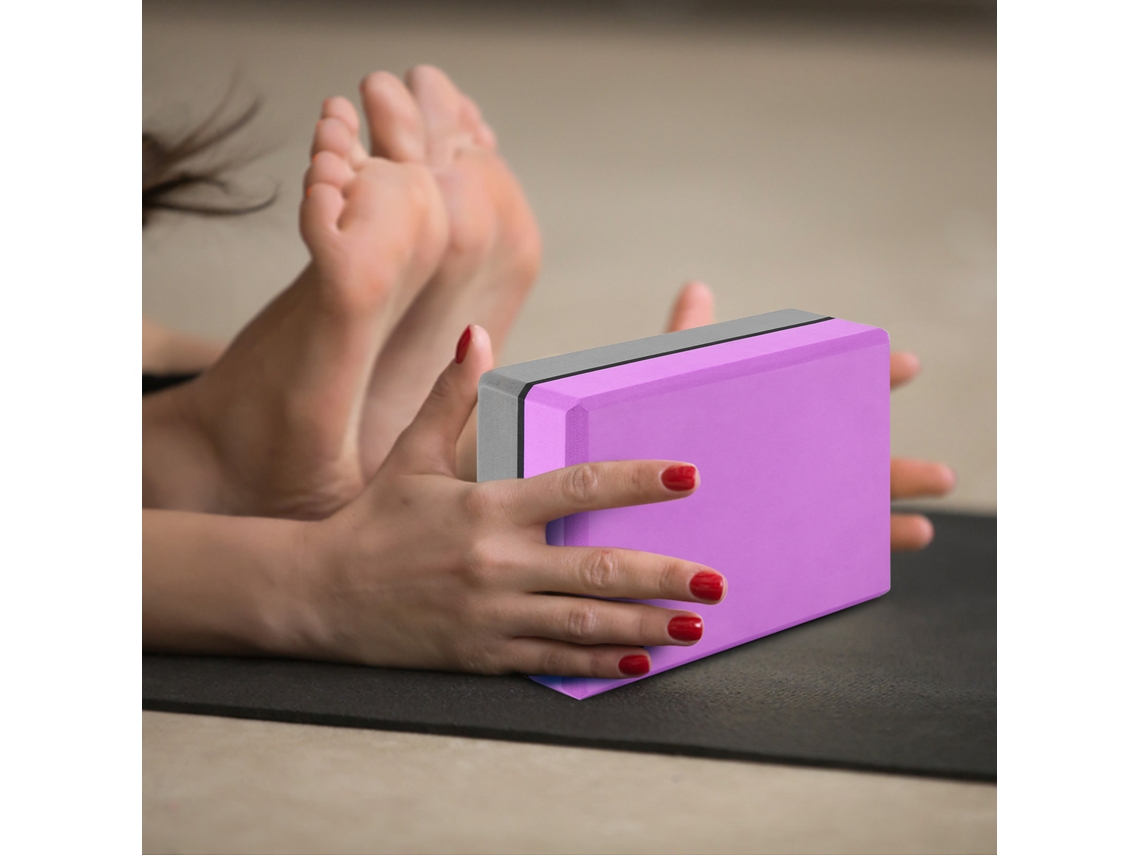 Juego De 2 Bloques De Yoga De Eva Con Correa Para Mayor Flexibilidad Y Alineación De Posturas.