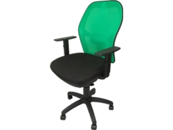 Silla de Escritorio Operativa PYC Jorquera Negro V (Brazos Ajustables - Malla)
