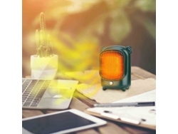 Mini Calefactor Eléctrico De Sobremesa: Rápido Y Silencioso, Con Control De Temperatura Y Múltiples Protecciones.