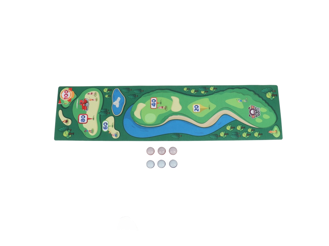 Juego De Golf De Mesa Educativo Portátil Para Niños, Tapete De Práctica De Golf Para Fiestas Familiares En Interiores.