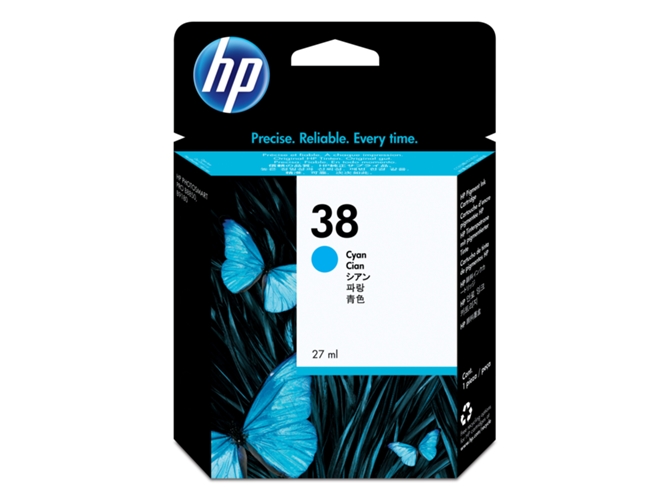 Cartucho HP 38 Azul Ciano