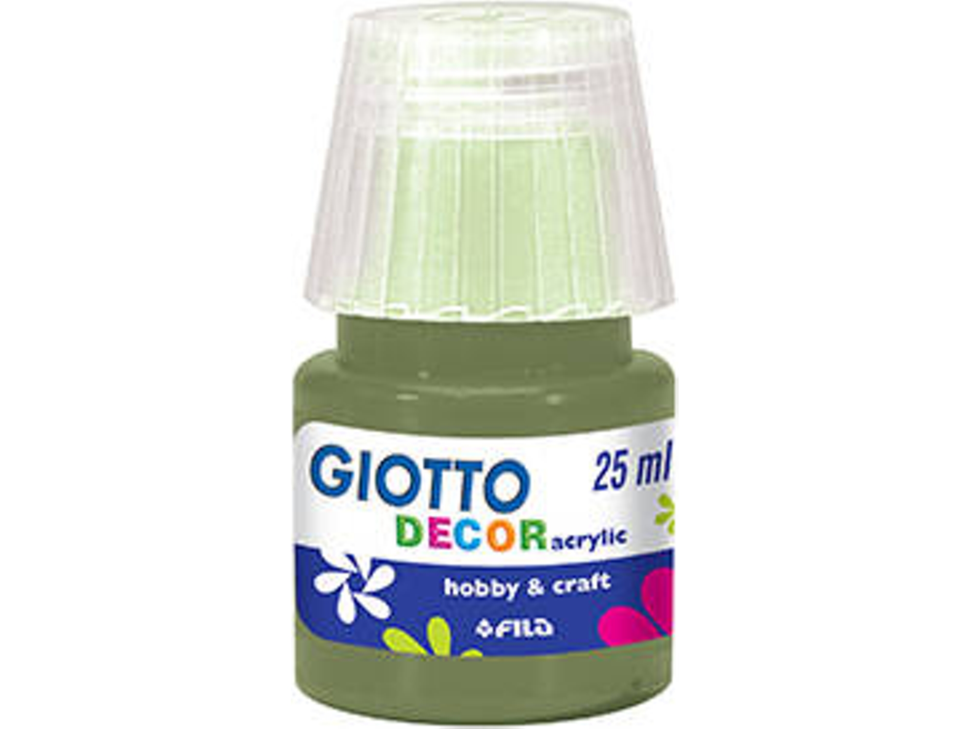 Pintura para Carteles Líquido GIOTTO Decor Acrílico Verde Oliva (25ml)