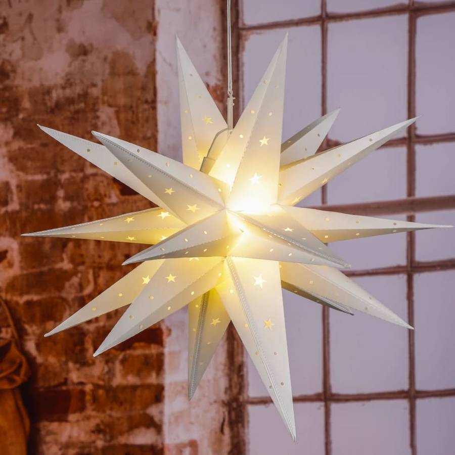 Luz Estrella De navidad led 58 cm hi luces