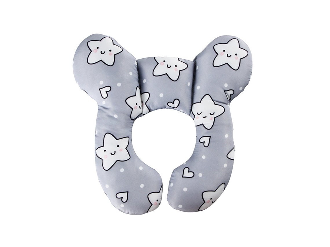 Almohada de viaje para bebé, apta para sillas de coche y cochecitos. Stelasplen