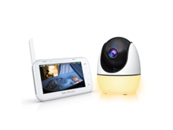 YUYSAN Abm200S Baby Monitor Monitor de bebé inalámbrico con pantalla de 4,3 pulgadas e intercomunicador de voz en pantalla con luz nocturna
