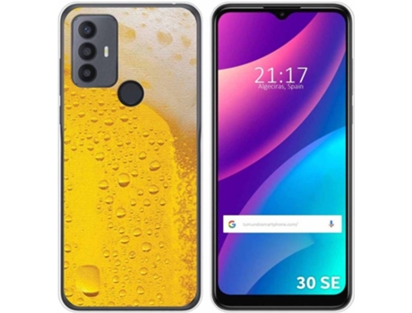 Carcasa para TCL 30 SE TUMUNDOSMARTPHONE Dibujos Cerveza Multicolor
