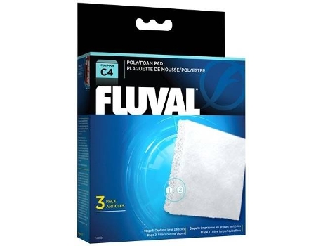 Filtros para Peces FLUVAL C4 (Blanco - Poliéster - 3 Un)