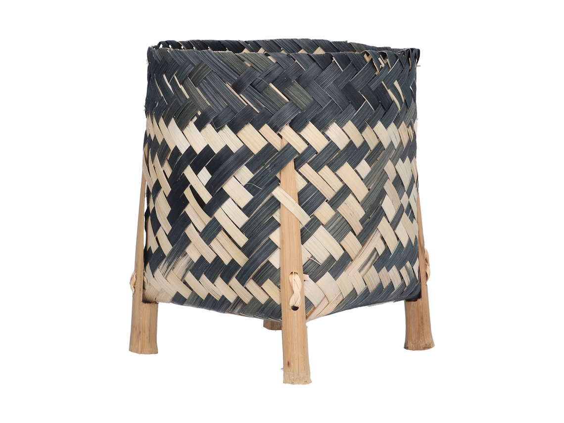 Cesta De Bambú Artesanal, Tejida A Mano, Estilo Nórdico, Para Decoración Y Plantas.