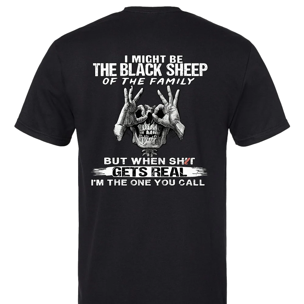 Black Sheep Of The Family T-shirt Unisex Rockinstone Size:s