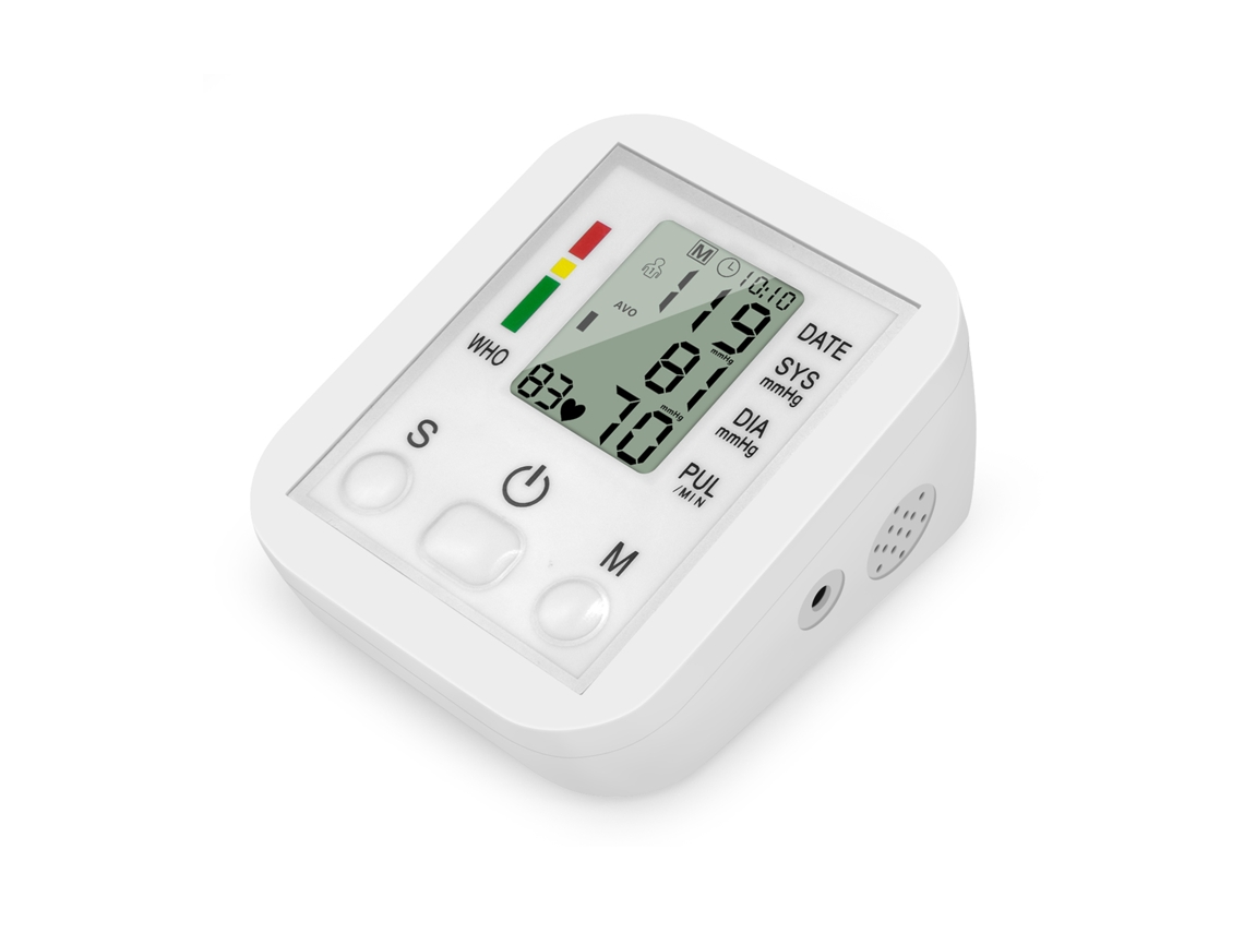 Esfigmomanómetro De Brazo Portátil Para Uso Doméstico Con Pantalla Lcd, Medición Precisa, Monitor De Presión Arterial