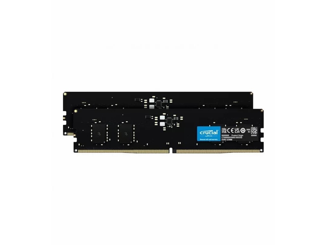Memoria RAM DDR5 CRUCIAL (2 x 8 GB)