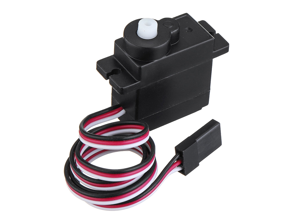 1 Unidad volantexrc Servo Analógico Engranajes Plástico 9g Cable Dupont 350mm 742-3 759-1/2/3 757-9 747-8 742-7 Repuesto Avión Rc