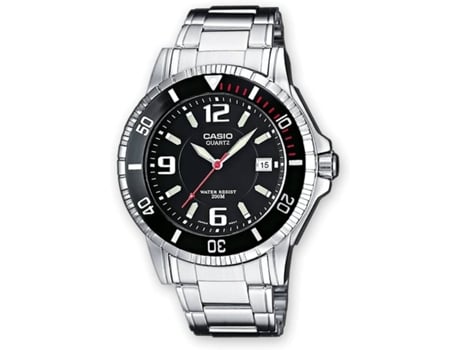 Reloj CASIO Hombre (Acero y Resina - Plateado)