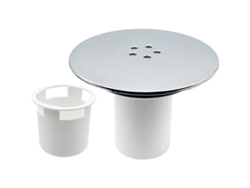 Desagüe De Ducha Universal, Tapa De Desagüe De Ducha Con Tapón, Acero Inoxidable Cromado, Apto Para Orificios De 90 Mm.