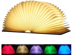 Lámpara De Lectura Plegable, Apta Para Libros, Con 6 Modos Y Luz Ambiental.
