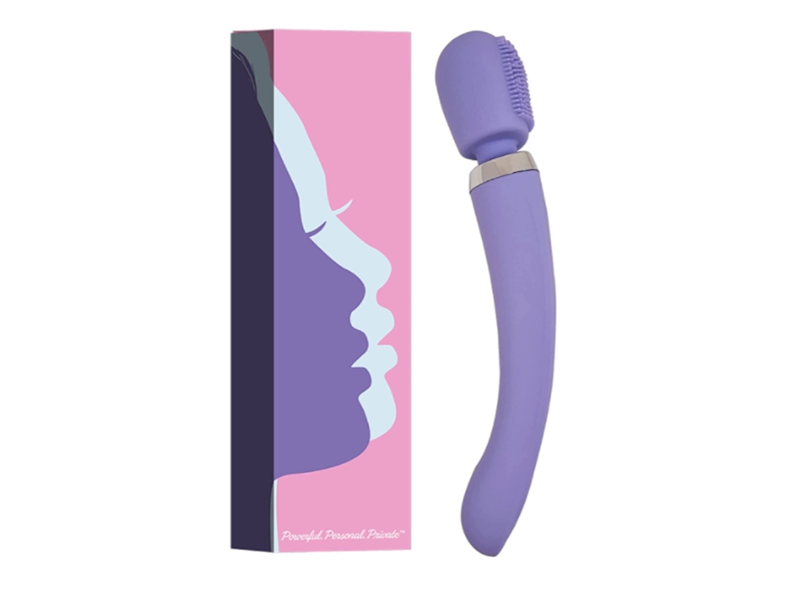 Masajeador inalámbrico Yizhood, suave como la seda, 8 potentes velocidades y 20 vibraciones, vibrador, juguete sexual, morado