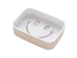 Jabonera compacta, jabonera portátil con innovador diseño de doble capa desmontable para una fácil limpieza y montaje en pared adhesivo, adecuada para baño, cocina, oficina, escuela, hogar, oficina, escuela, etc.