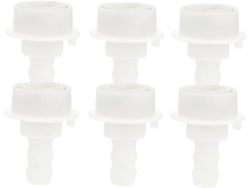 Juego de 6 adaptadores para conectores de lavadora y grifo con conector en V Gokoco