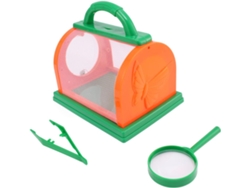 Jaula Antiinsectos Para Niños Y Niñas Con Asa, Red, Marco De Soporte, Malla Y Pinza Con Lupa