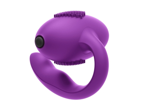 Vibrador de huevo de salto multifrecuencia inalámbrico para mujer (púrpura) YIZHOOD