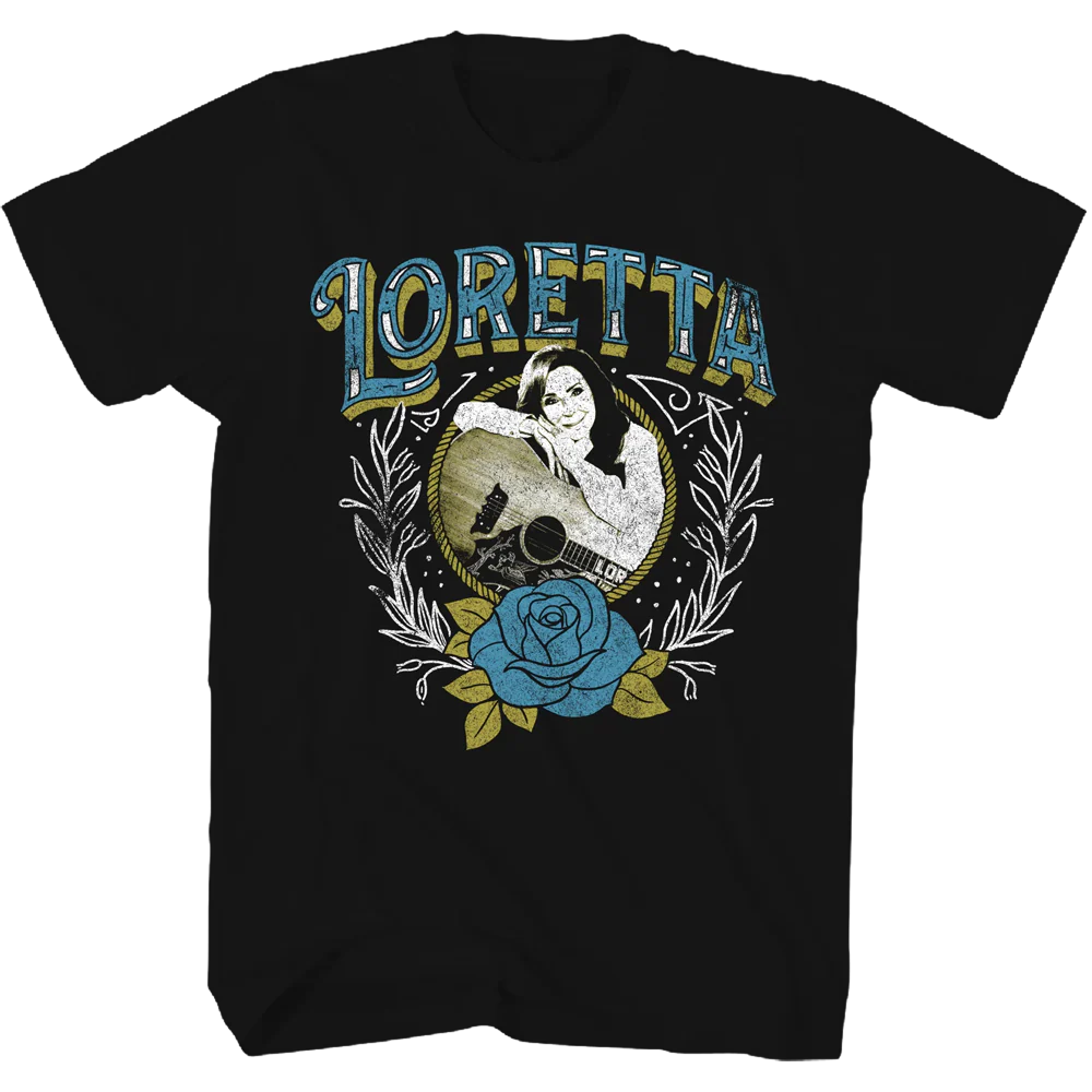 Loretta Lynn Photo T-shirt Unisex Rockinstone Size:l
