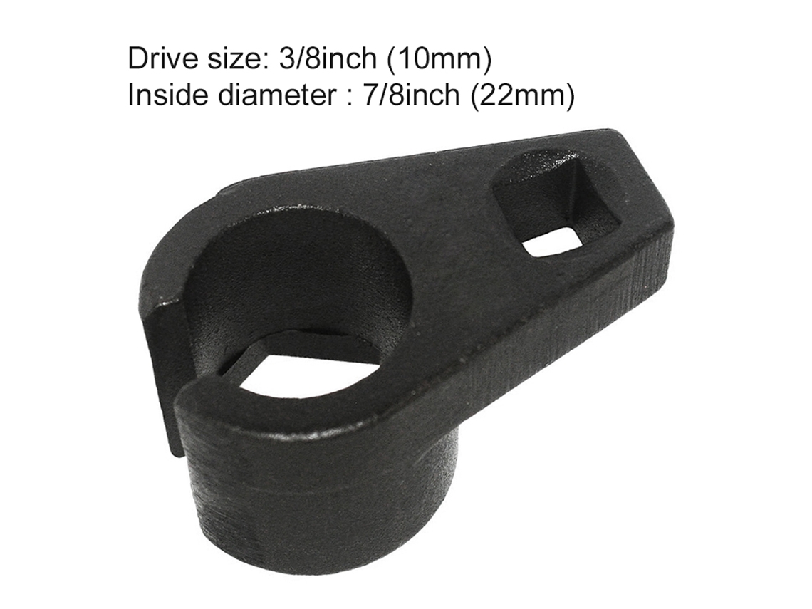 Llave De Tubo Descentrada Para Sensor De Oxígeno De 7/8 Pulgadas (22 Mm). Herramienta Práctica Para La Extracción E Instalación De Accesorios Automotrices.