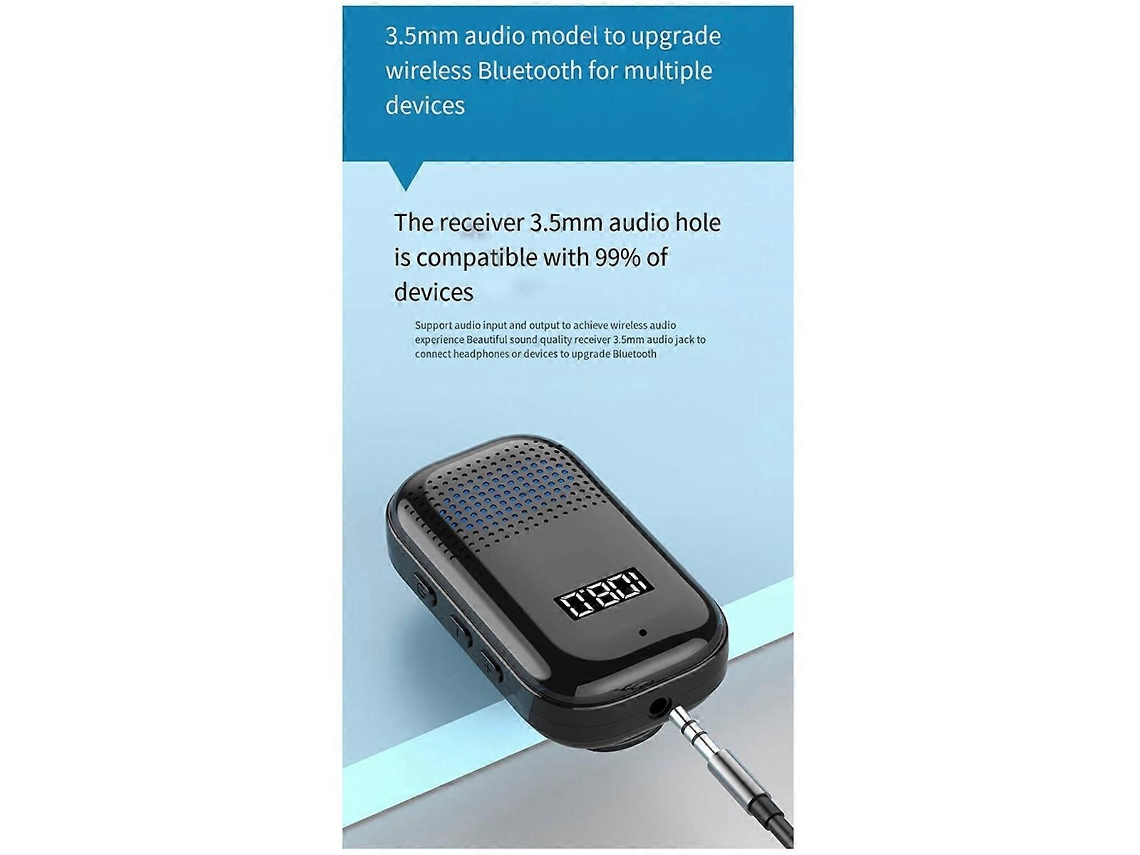 Receptor inalámbrico auxiliar Bluetooth multifuncional Rosewell