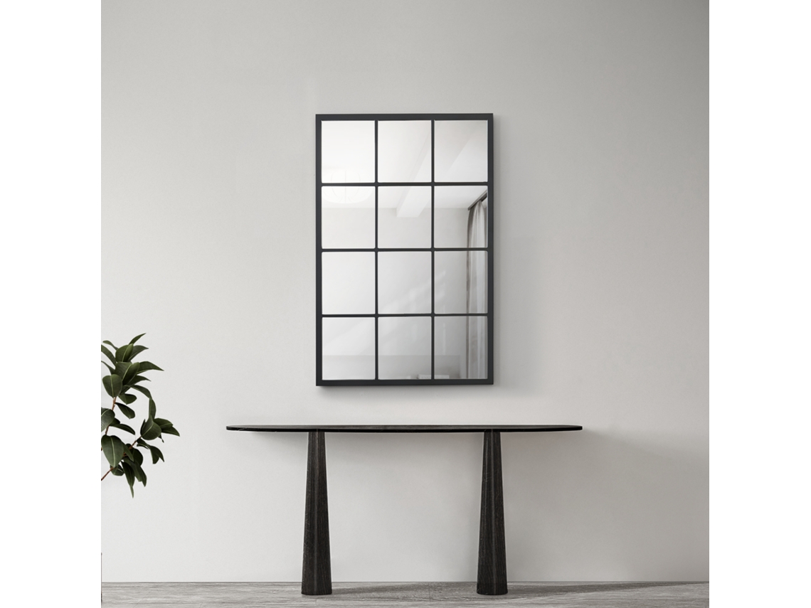 Espejo de Pared [EN.CASA] (MDF - Negro)