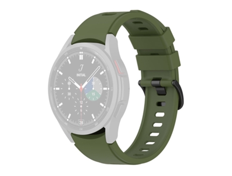 Correa de Silicona para Samsung Galaxy Watch 5 40mm/44mm/Watch 5 Pro 45mm/Watch4 40mm/44mm/Watch4 Classic 42mm/46mm/Watch3 41mm - verde intenso