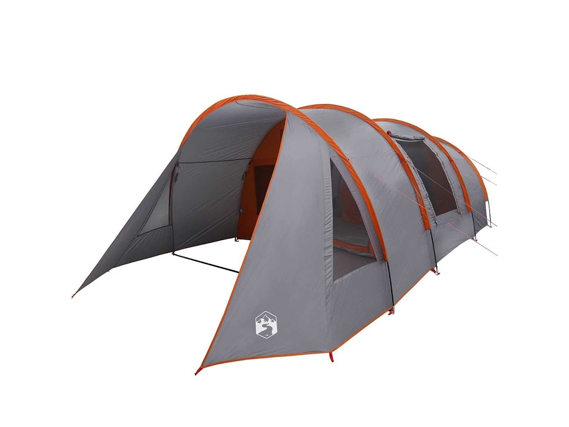 Tienda de campaña Vidaxl de tafetán gris resistente a los rayos UV (778 x 356 x 210 cm)