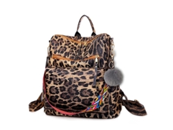 Mochila Bolsa Grande De Diseño Versátil Convertible Satchel De Cuero Falso Marrón Impermeable